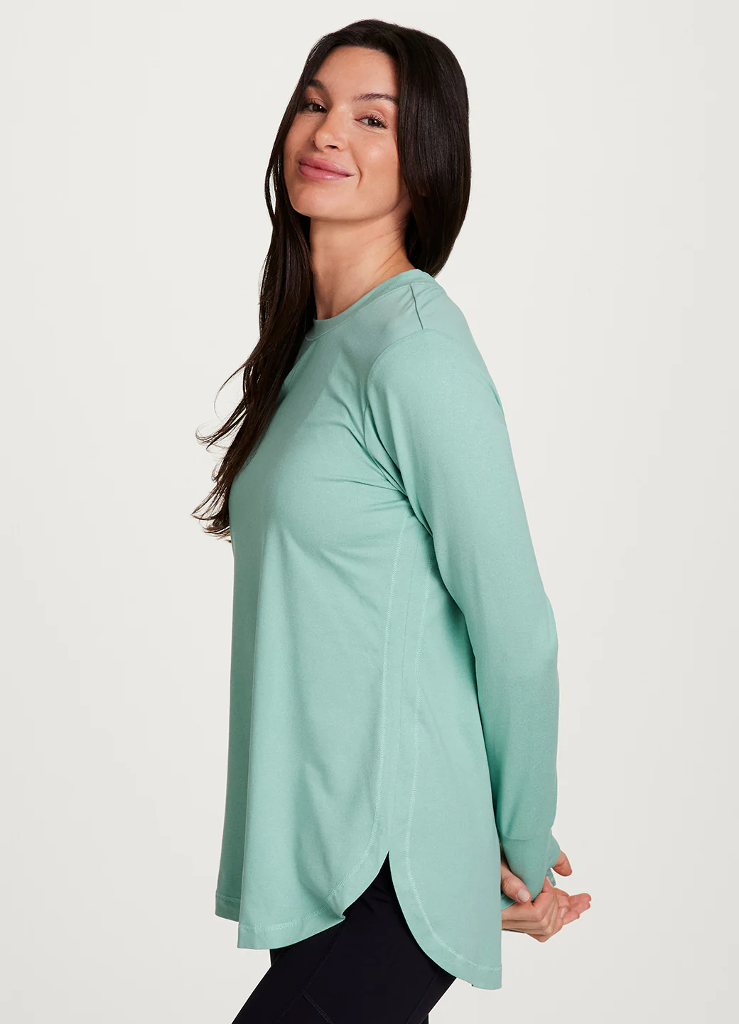 Studio Practice Long Sleeve Tunic Tee - Image 9