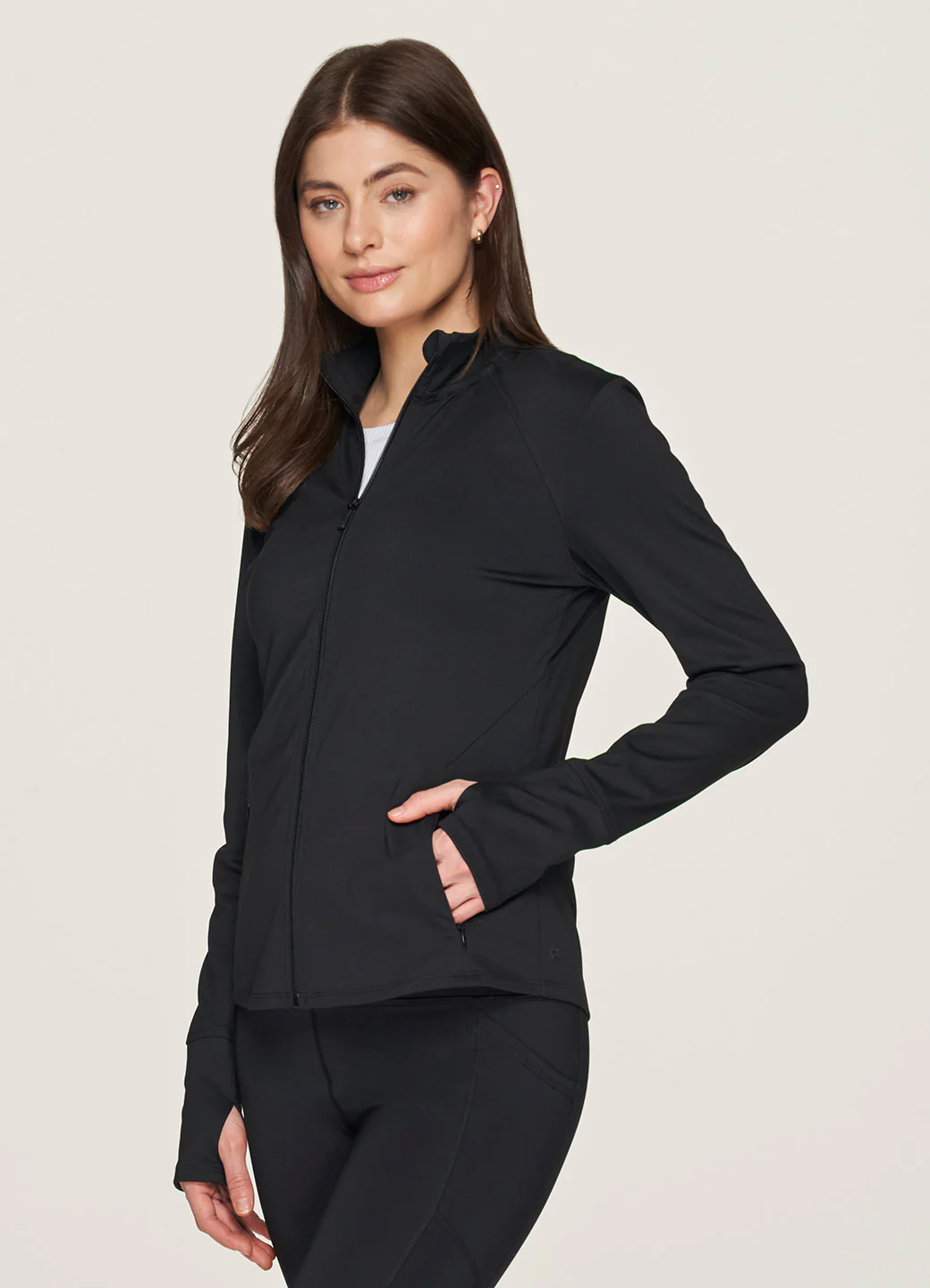 Studio To Street Super Soft Mock Neck Jacket - Image 11