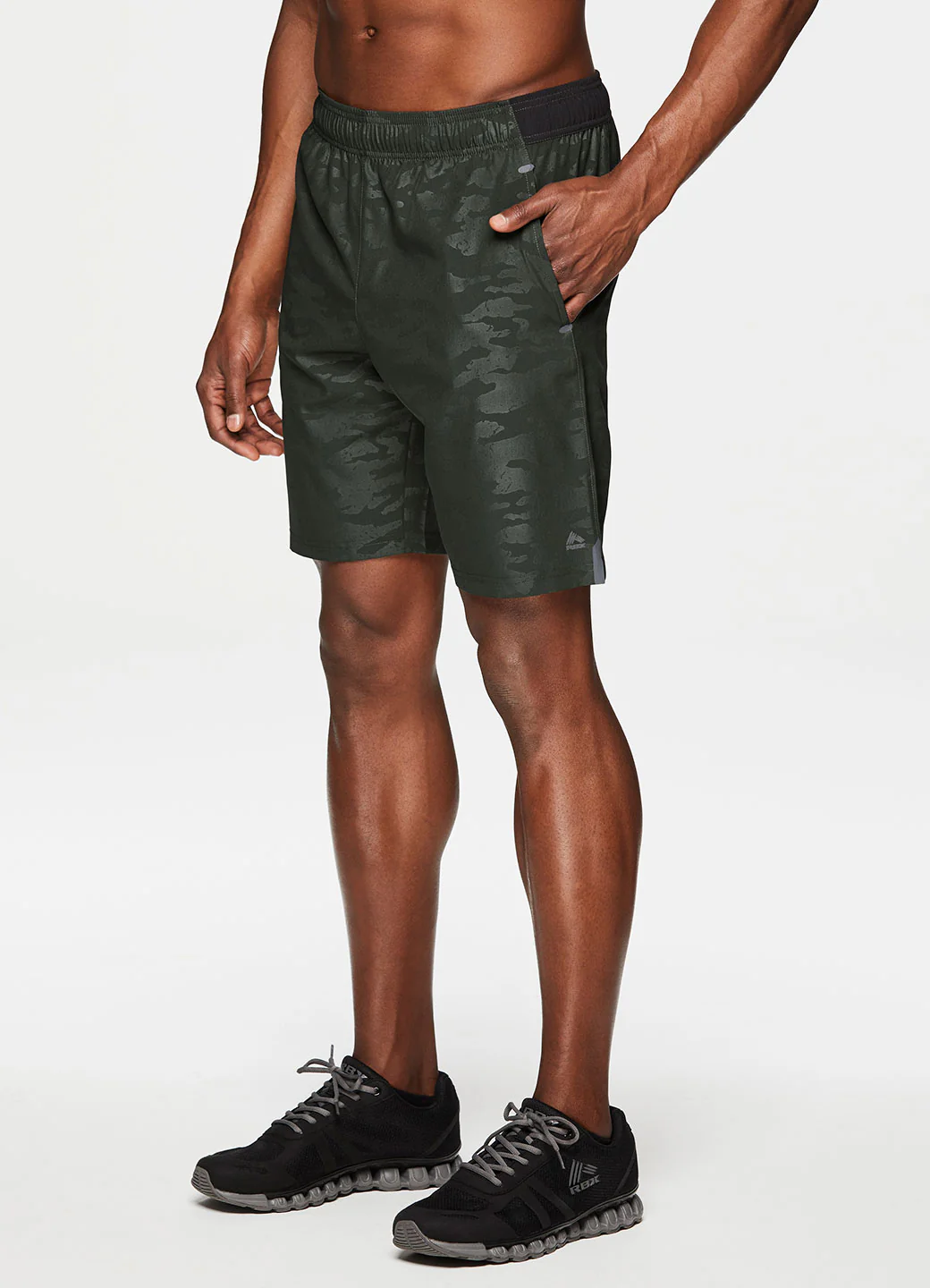 Textured Camo Workout Short - Image 5