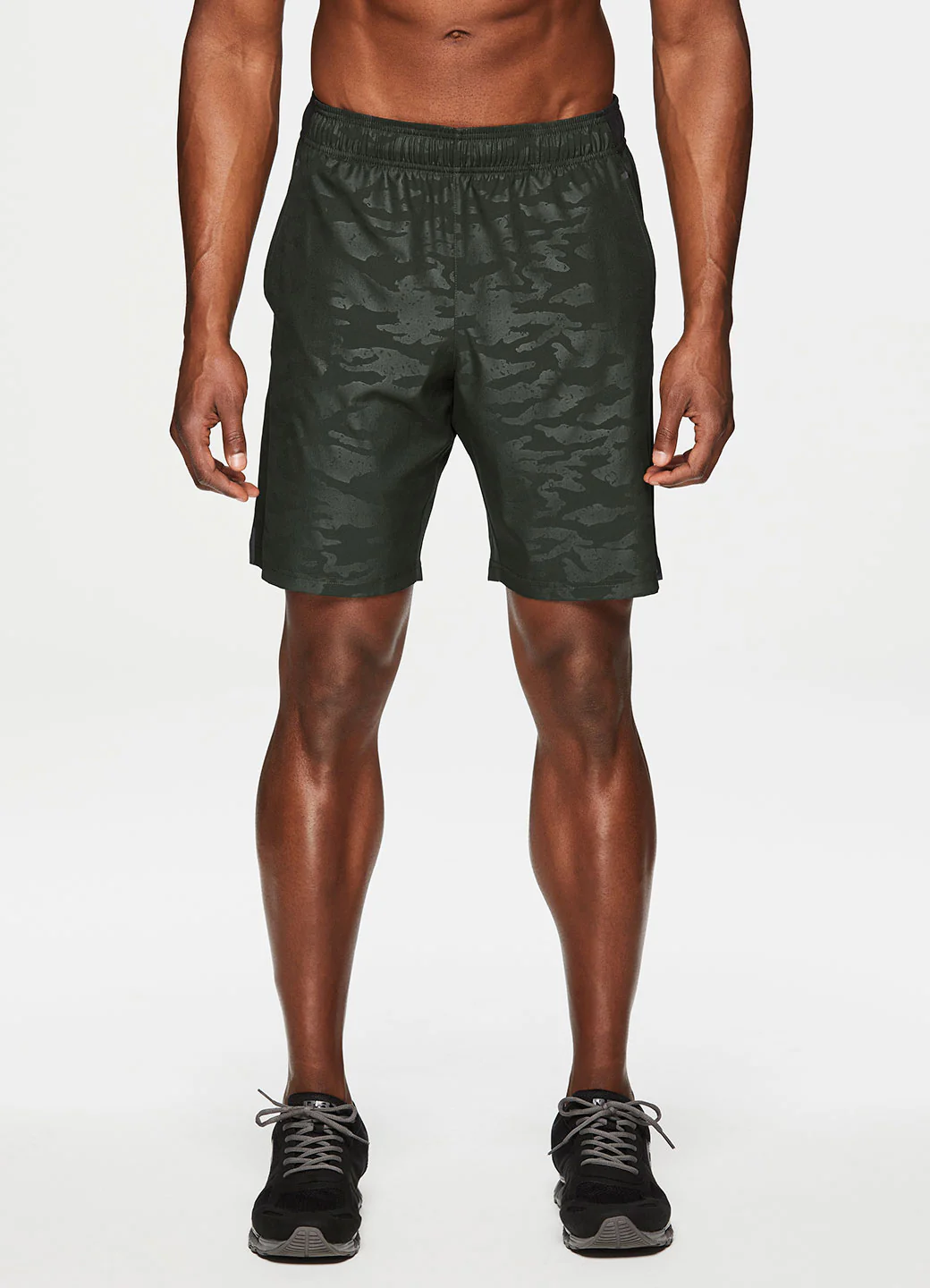 Textured Camo Workout Short - Image 6