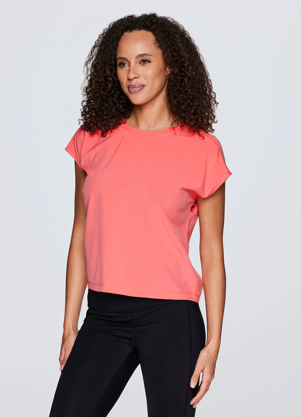 Tivoli Stretch Woven Tee - Image 3