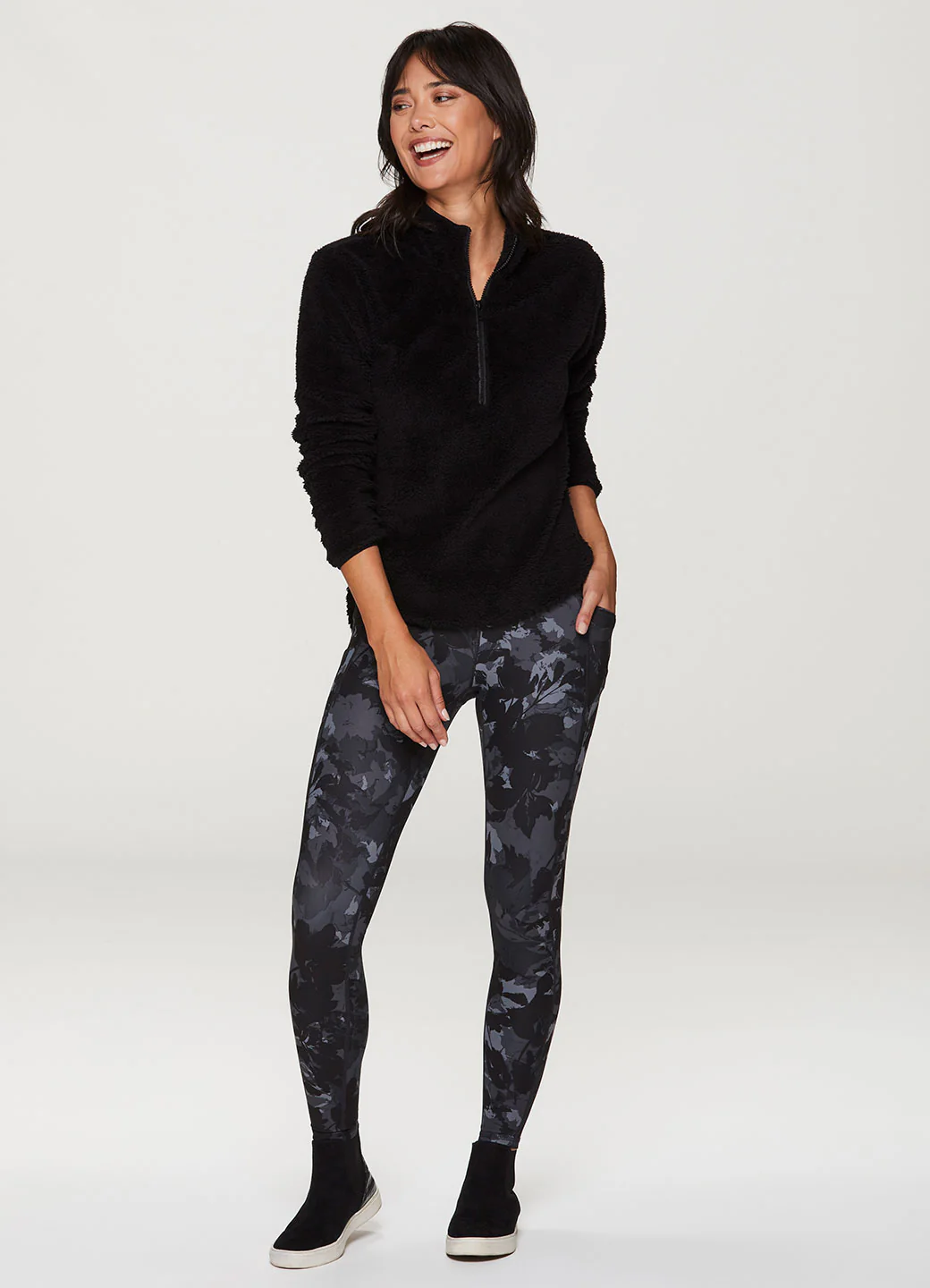 Tonal Floral Super Soft Legging - Image 10
