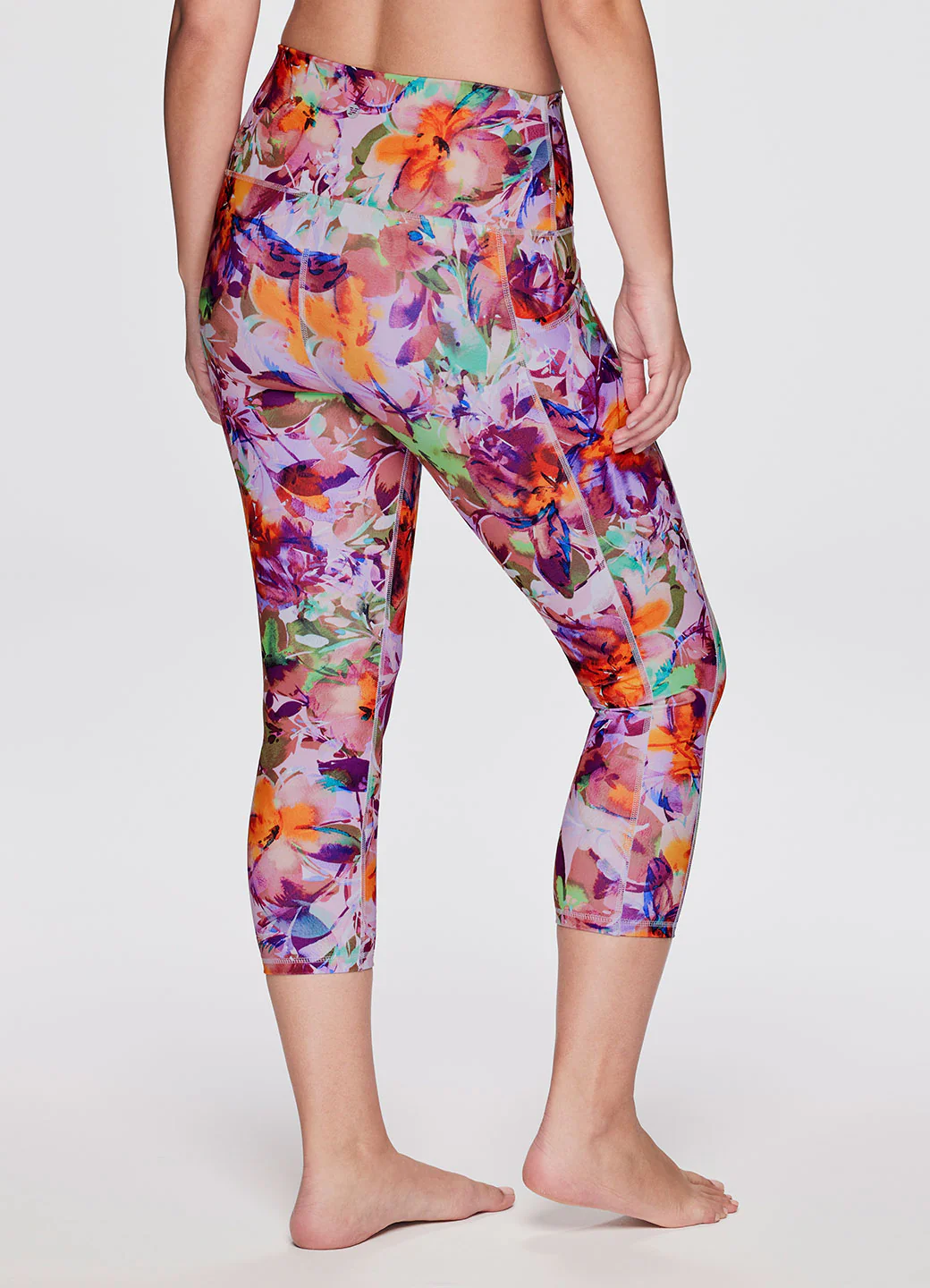 Tropical Floral Super Soft Capri - Image 2