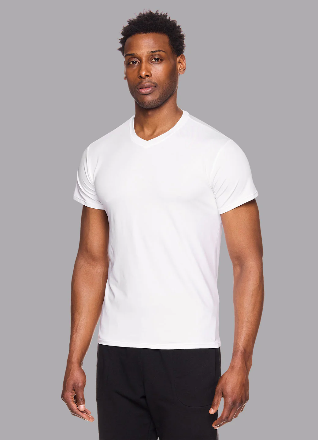 Ultra Soft V-Neck Undershirts 2-Pack - Image 3