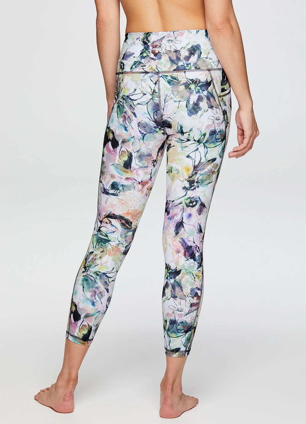 Watercolor Floral 7/8 Legging - Image 2