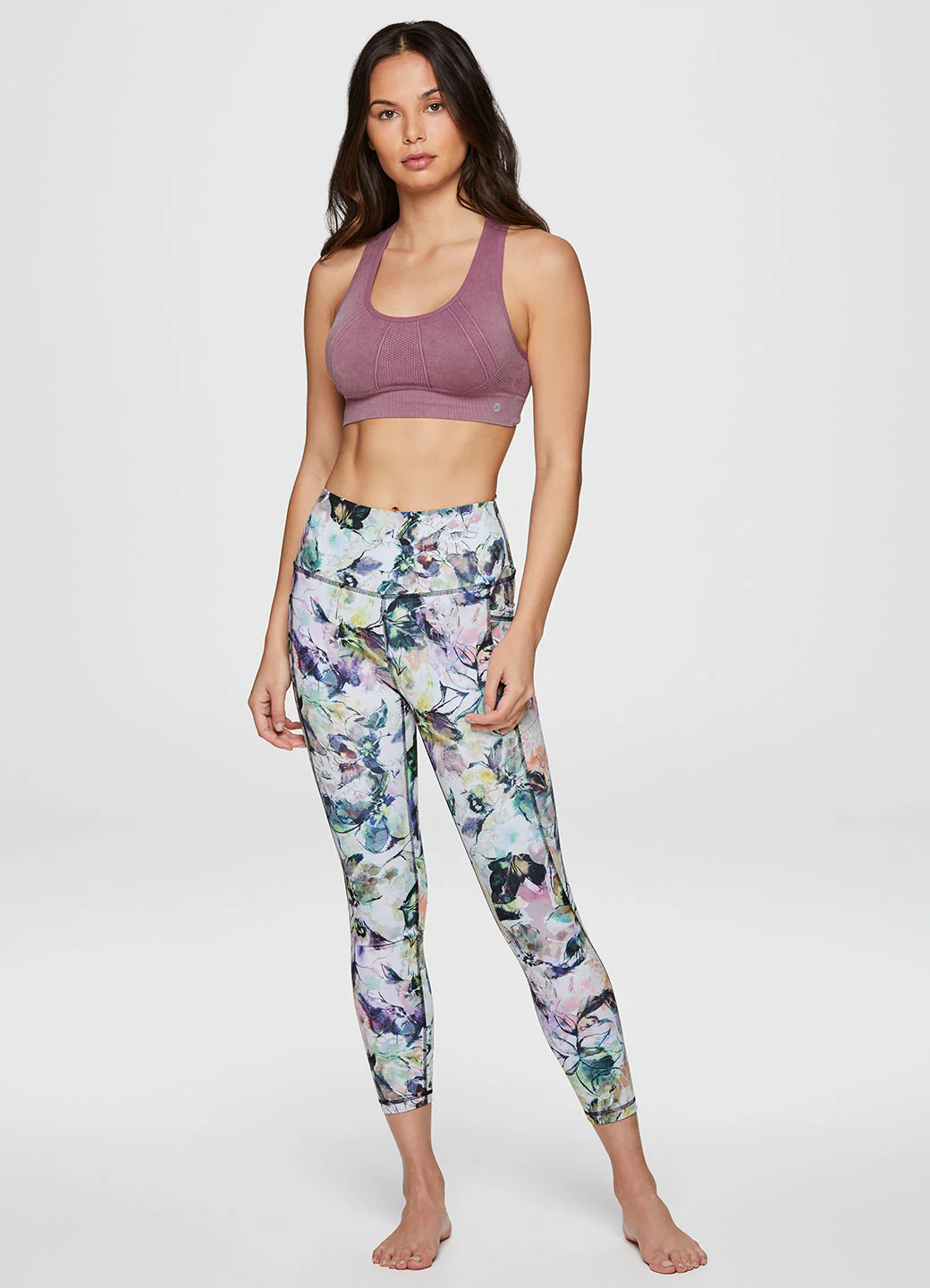 Watercolor Floral 7/8 Legging - Image 5