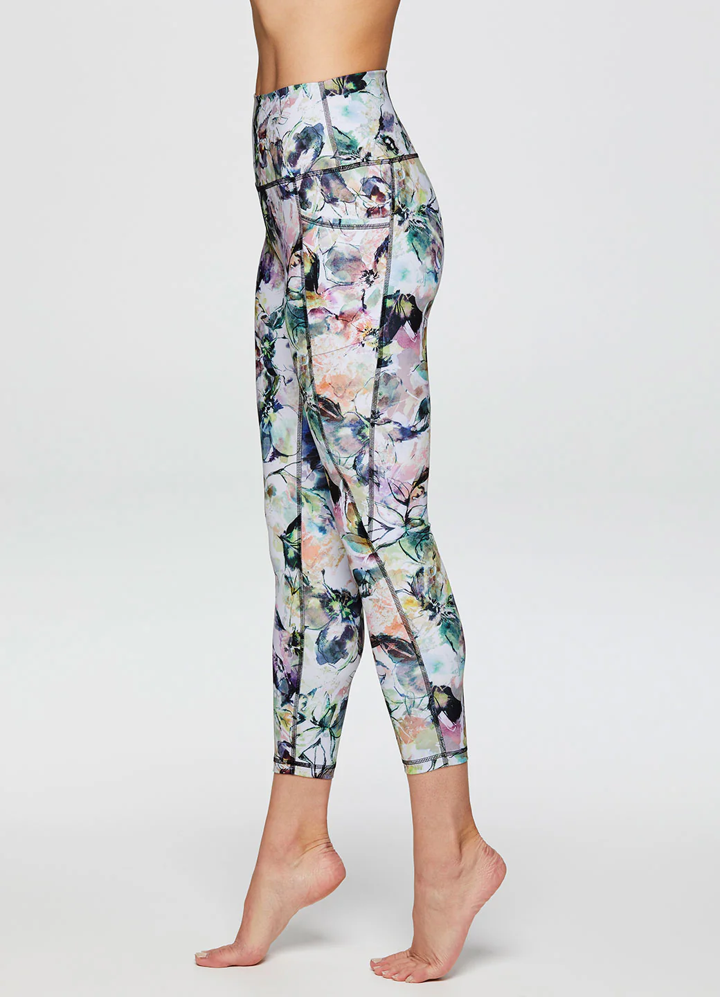 Watercolor Floral 7/8 Legging - Image 9