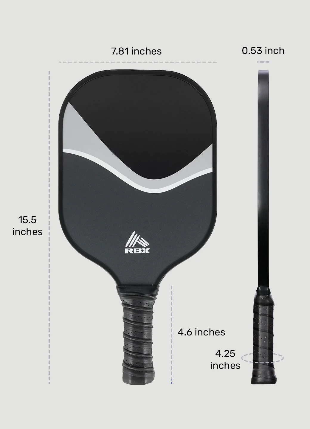 Wave Pickleball Paddle with Cover - Image 4