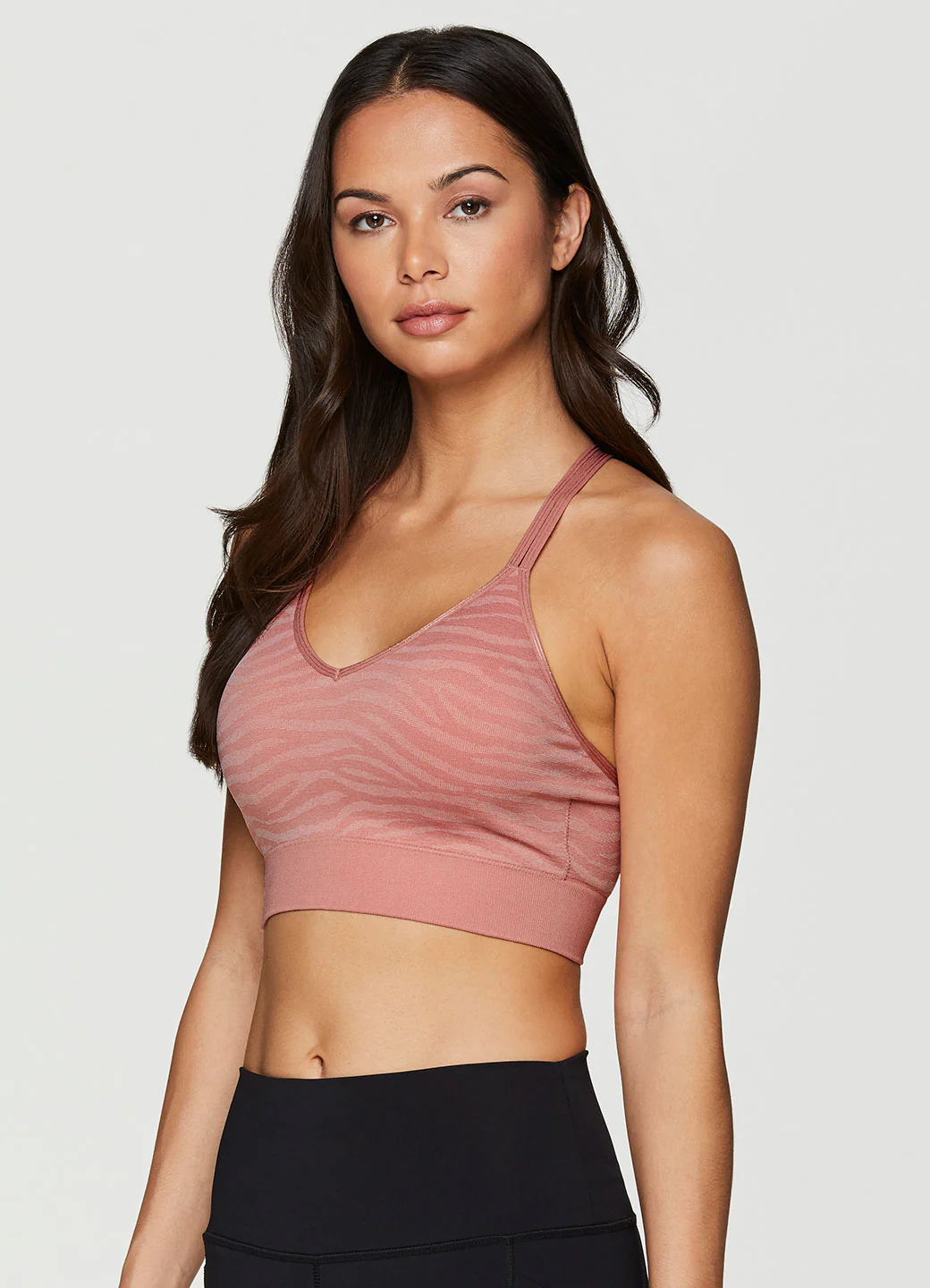 Zebra Jaquard T-Back Bra - Image 2