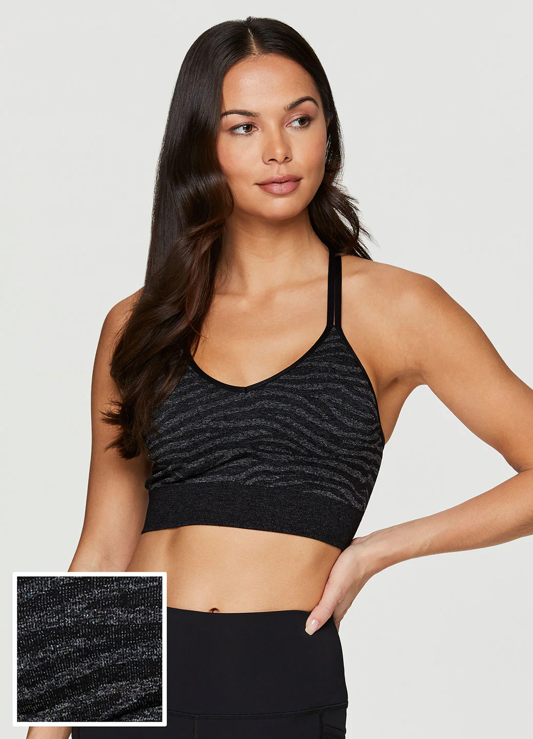 Zebra Jaquard T-Back Bra - Image 5