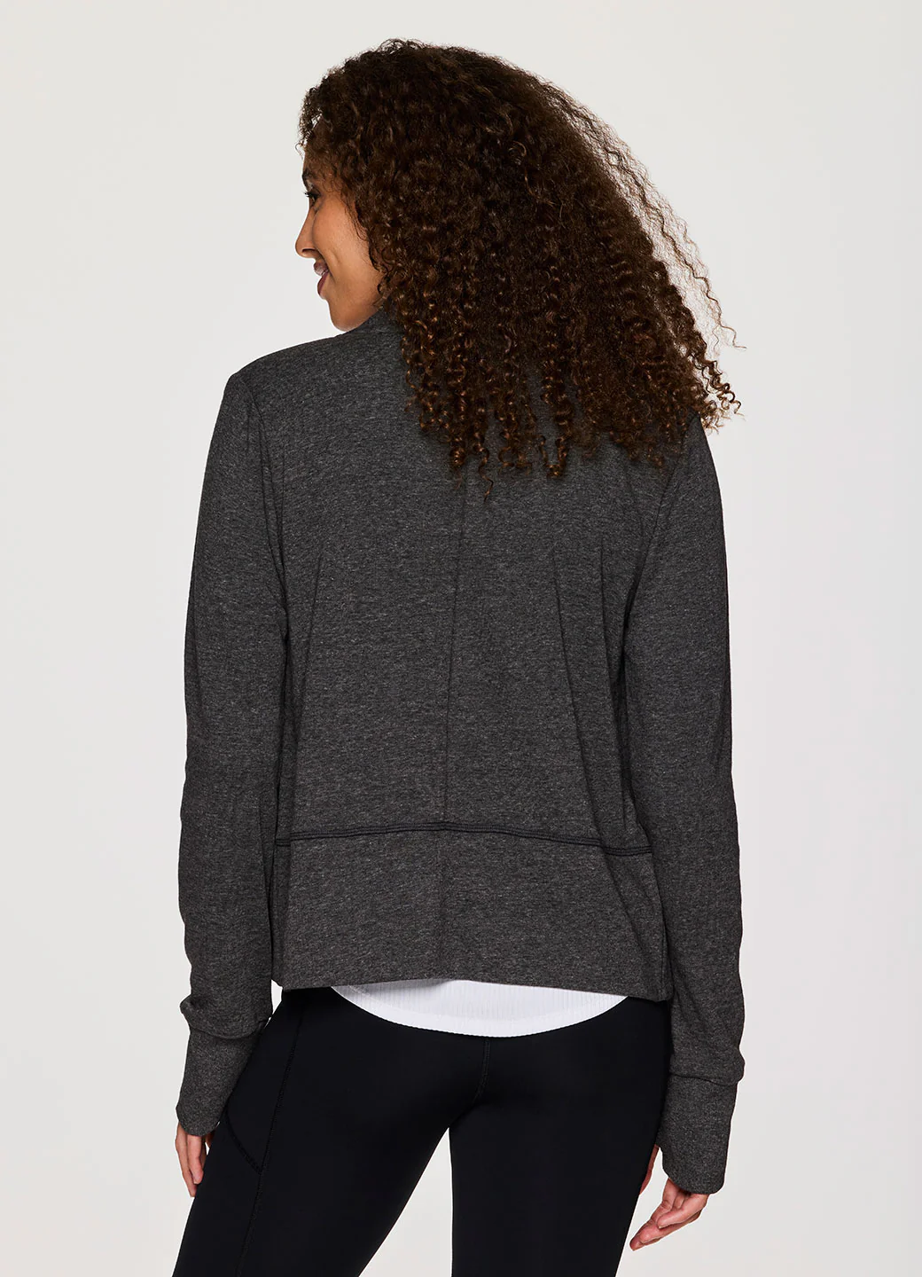 Zen Cropped Open Cardigan - Image 2