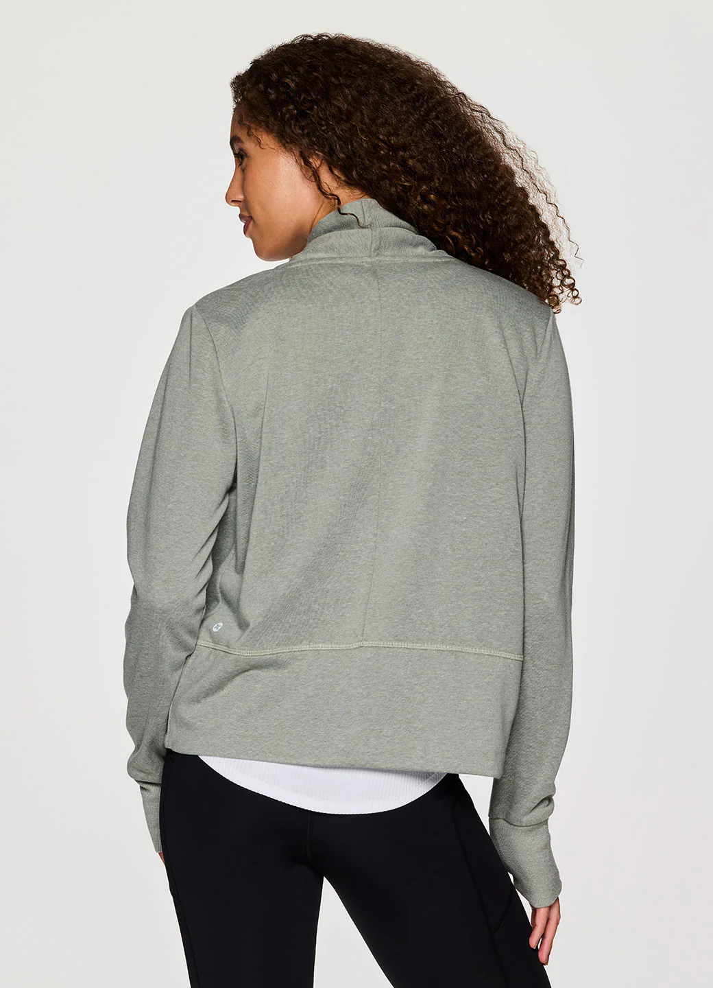 Zen Cropped Open Cardigan - Image 8