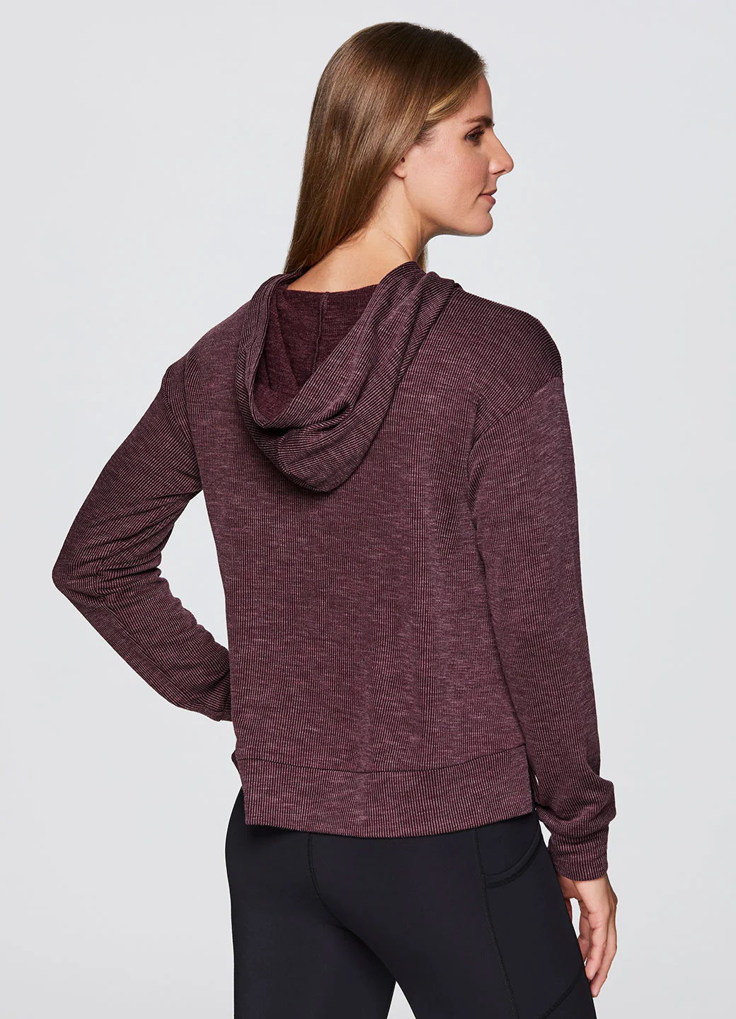 Zen Ribbed Lounge Hoodie - Image 2