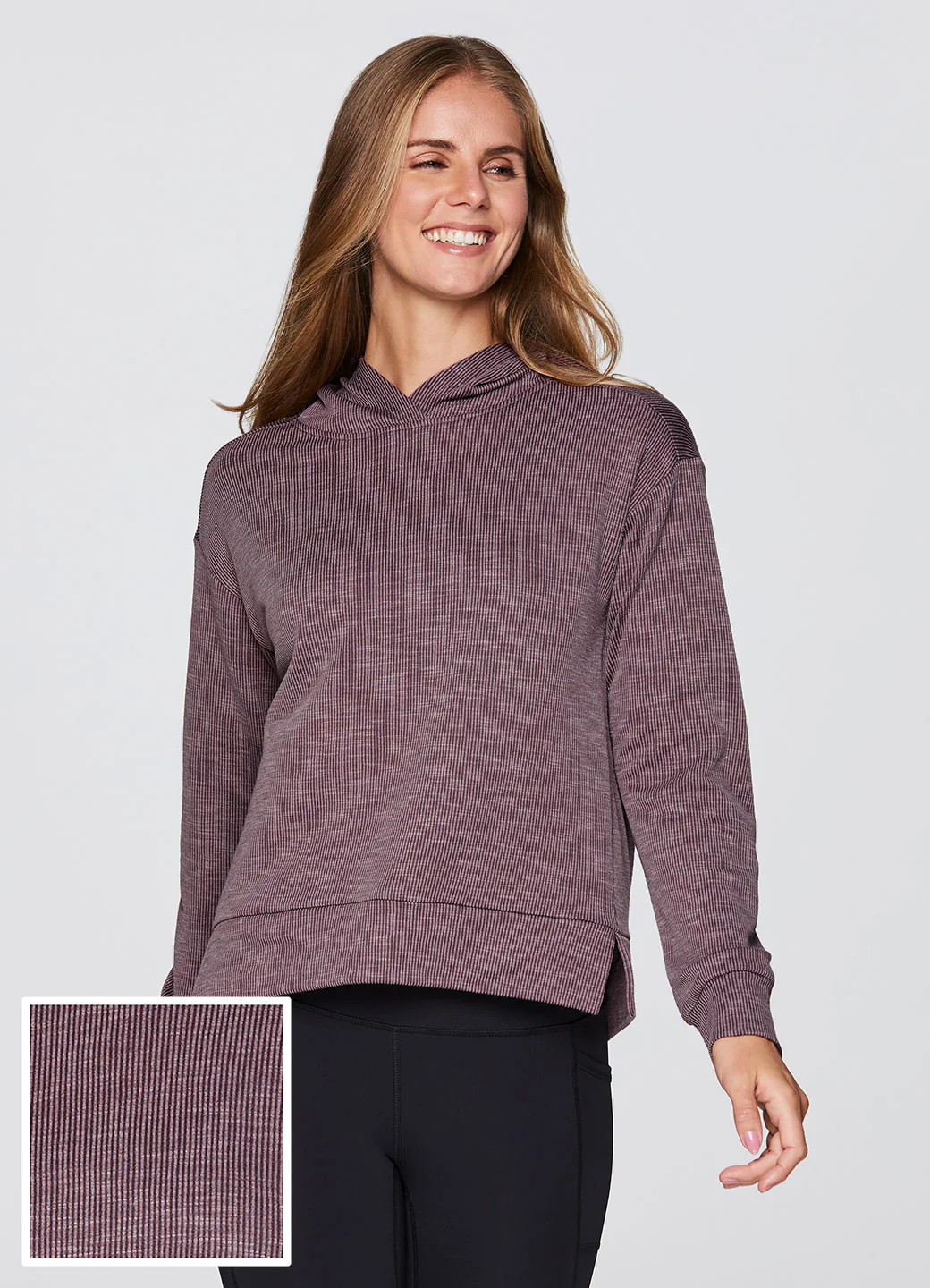 Zen Ribbed Lounge Hoodie - Image 6